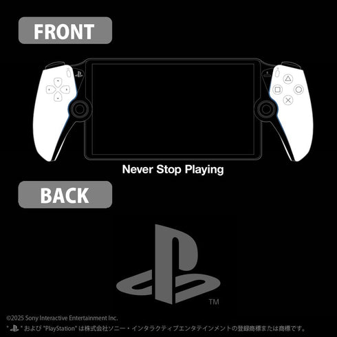 『プレイステーション』Tシャツ for PlayStation Portal リモートプレーヤー ブラック L